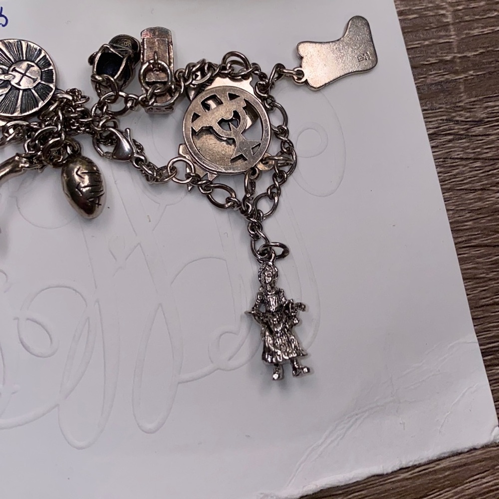 RARE retired Felicity American Girl Charm, sterling silver, excellent condition